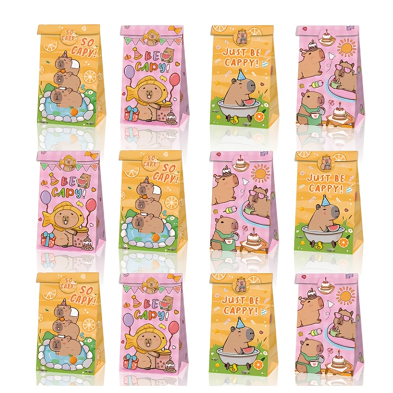 12/24/48pcs Capybara Candy Bag - Event Party Box 리뷰 및 가격