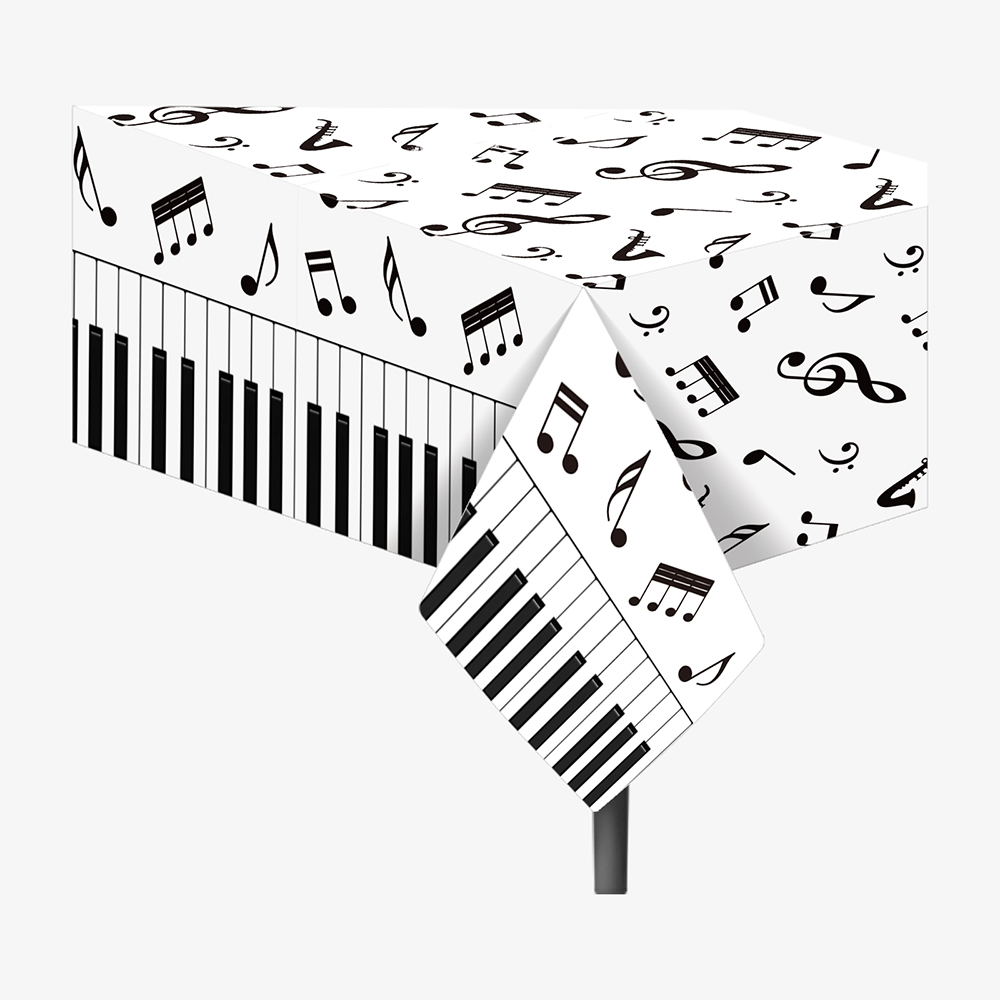 1pc Musical Note Tablecloth Di - Table Cloth Disposable 리뷰 및 가격