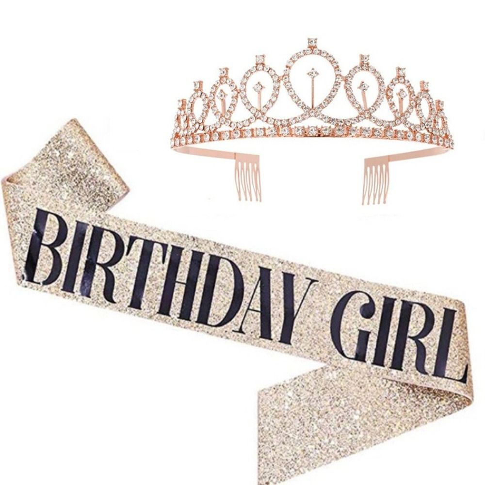 2Pcs/Set New Glitter Birthday  - Birthday Sash Glitter 리뷰 및 가격