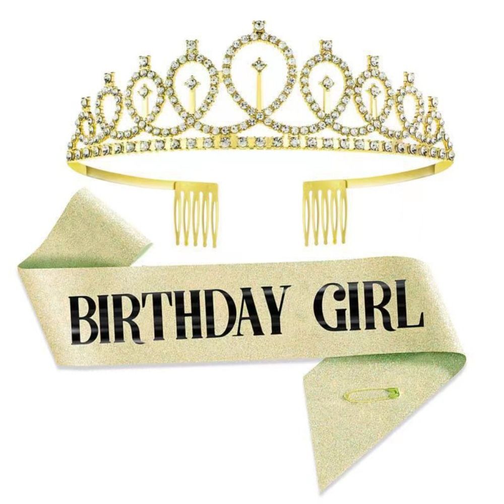 2Pcs/Set New Glitter Birthday  - Birthday Sash Glitter 리뷰 및 가격