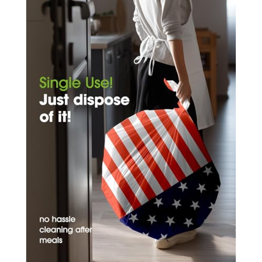 4th of July USA 250th Annivers - Table Cloth Disposable 리뷰 및 가격