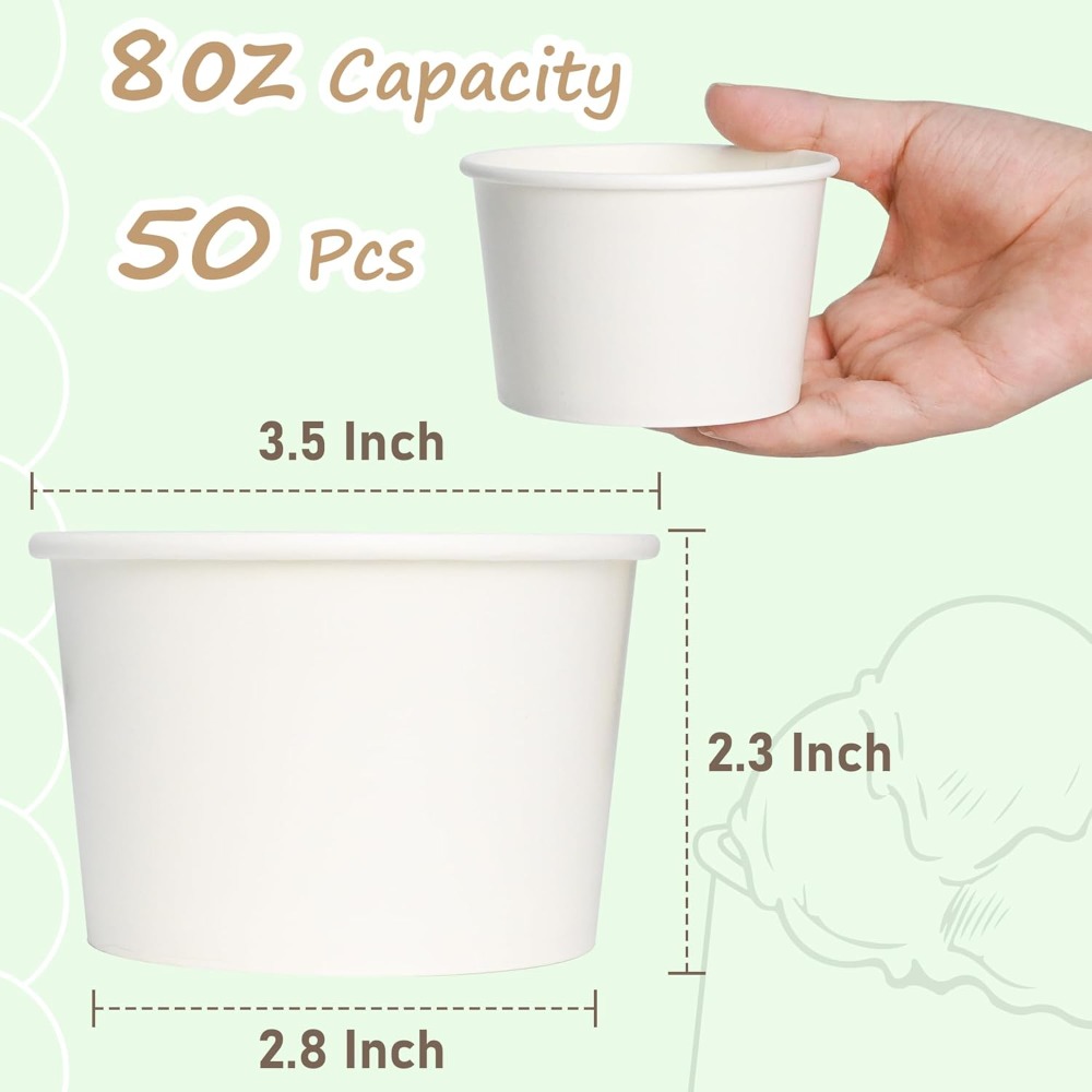 50pcs 8oz Disposable Paper Cup - Plastic Cup 50Pcs 리뷰 및 가격
