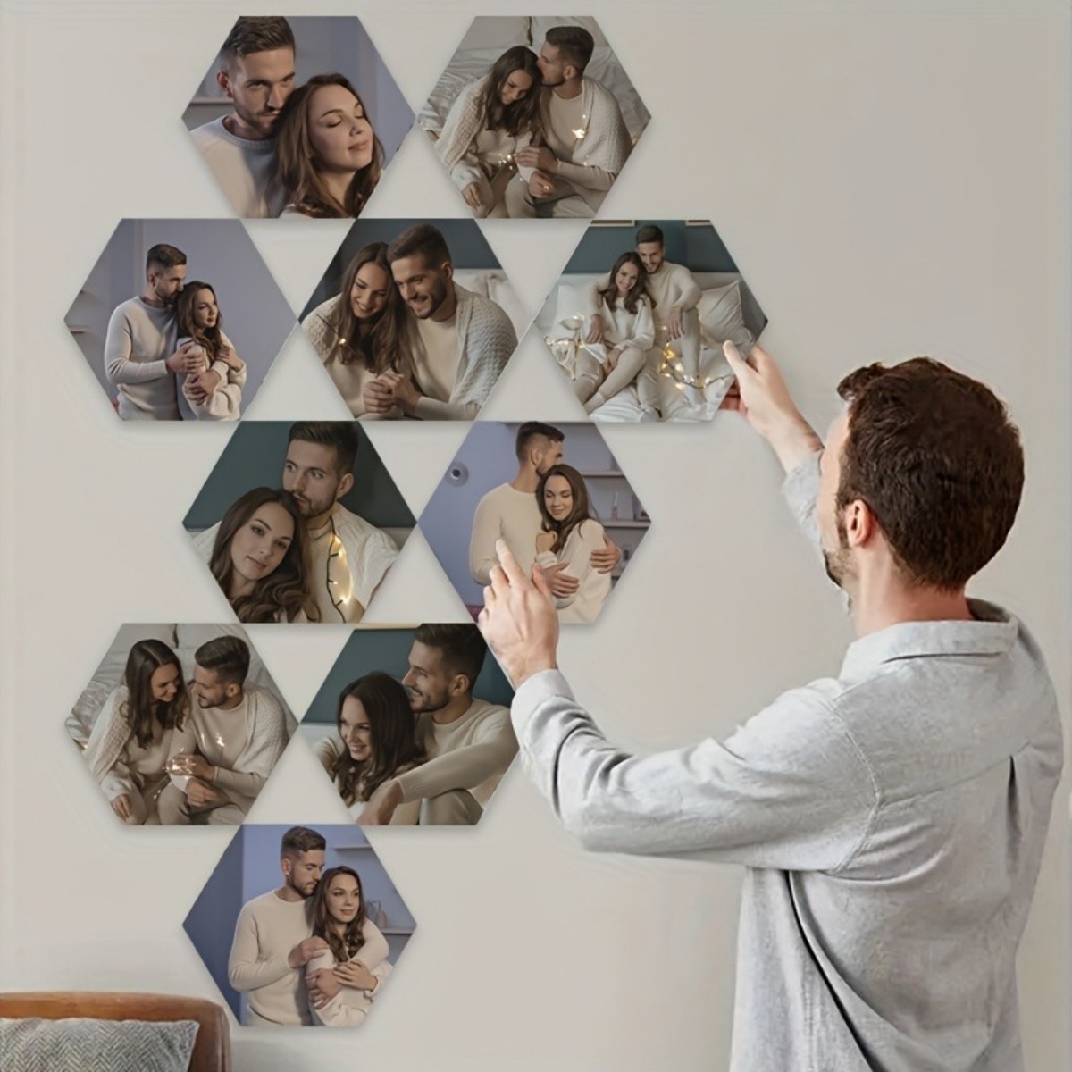 Custom Wall Decor — Modern Hex - Eve Party 리뷰 및 가격