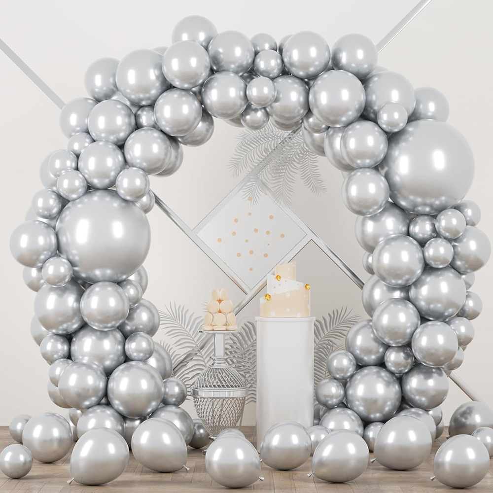 68Pcs Metallic Silver Balloons - Balloon Arch Kit 리뷰 및 가격