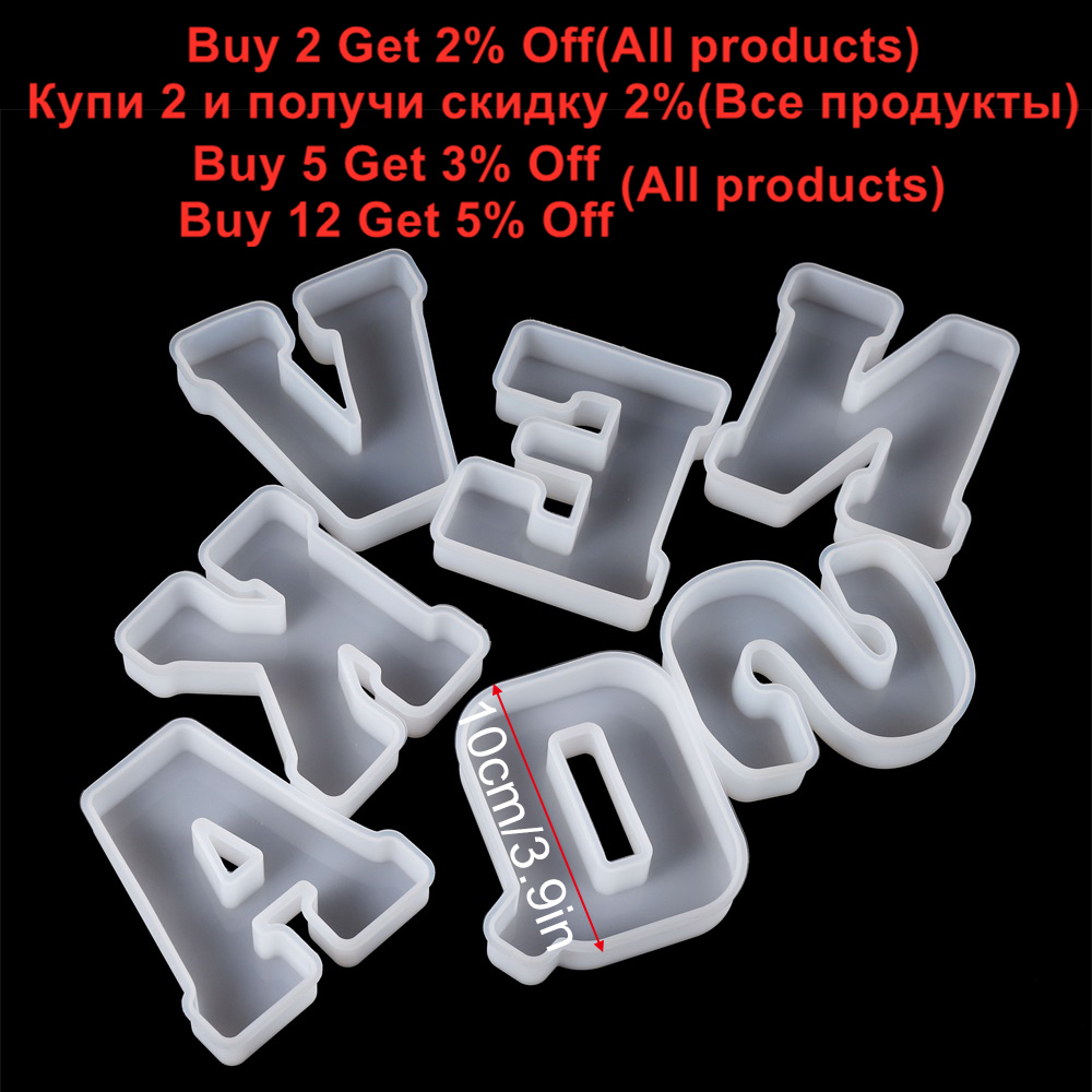 3Sizes A to Z Letter Silicone  - Event Z 리뷰 및 가격
