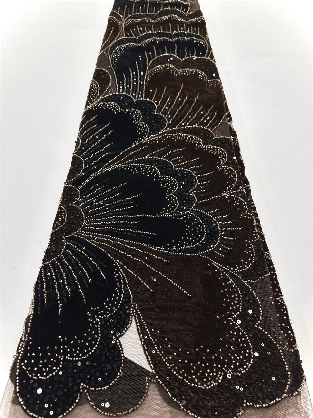 New African Velvet Lace Fabric - Glitter Tablecloth 리뷰 및 가격