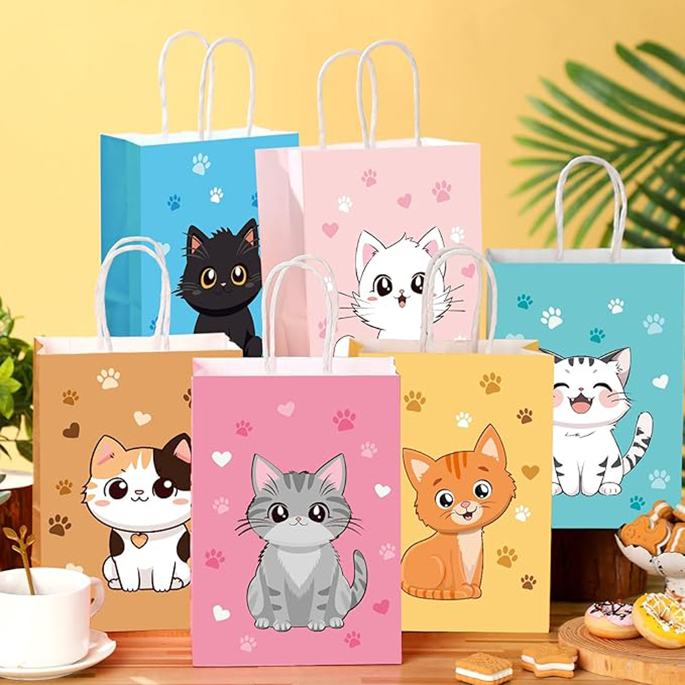 6-48Pcs Colorful Cartoon Cat P - Event Party Shop 리뷰 및 가격