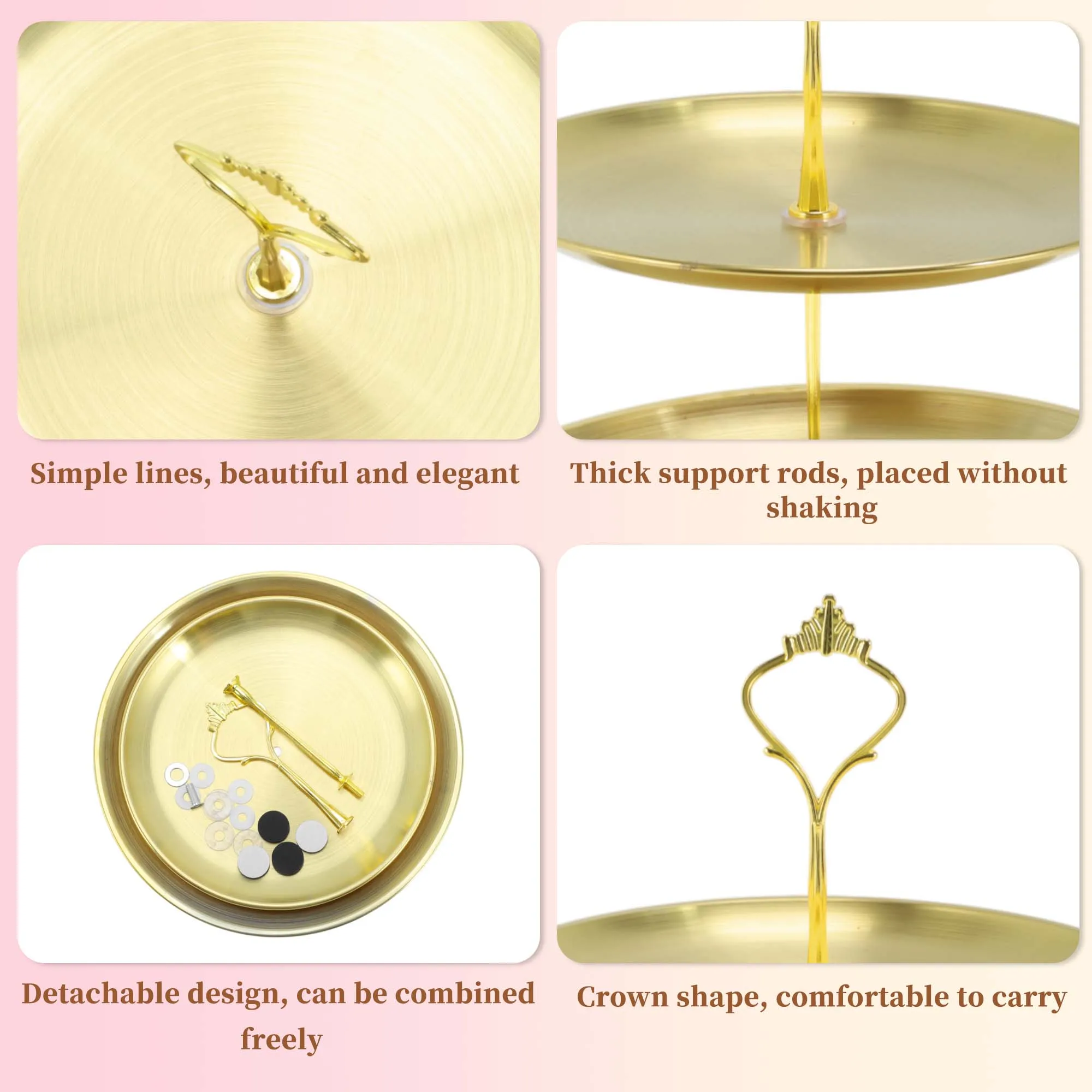 2 Tier Dessert Cupcake Stand H - Cupcake Stand Tier 리뷰 및 가격