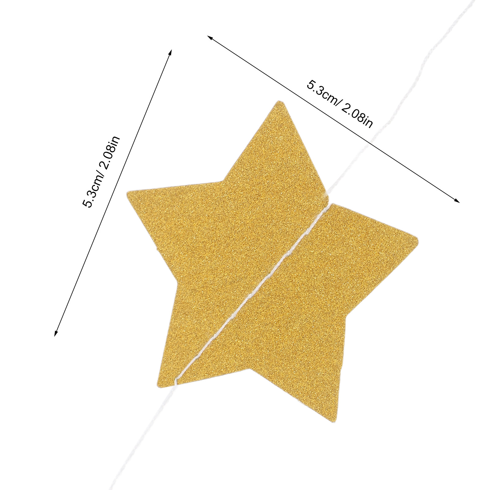 2Pcs Party Garland Gold Glitte - Party Banner Gold 리뷰 및 가격