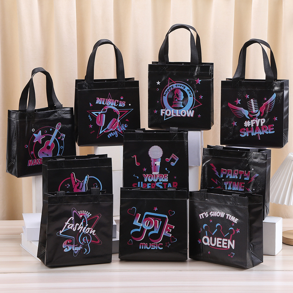 10Pcs Black Let's Rock Music T - Event Party Shop 리뷰 및 가격