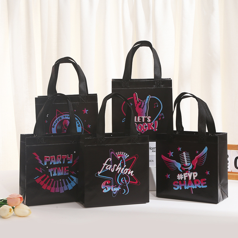 10Pcs Black Let's Rock Music T - Event Party Shop 리뷰 및 가격