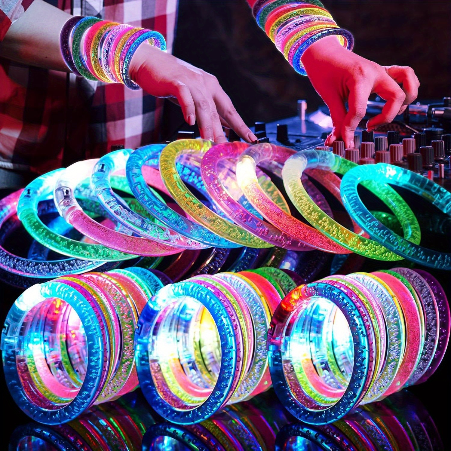Glow-Up Party Bracelets Pack – - Event & Party Supply 리뷰 및 가격