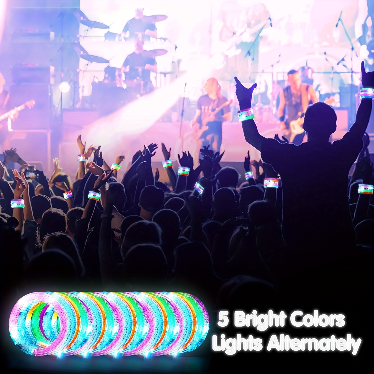 Glow-Up Party Bracelets Pack – - Event & Party Supply 리뷰 및 가격