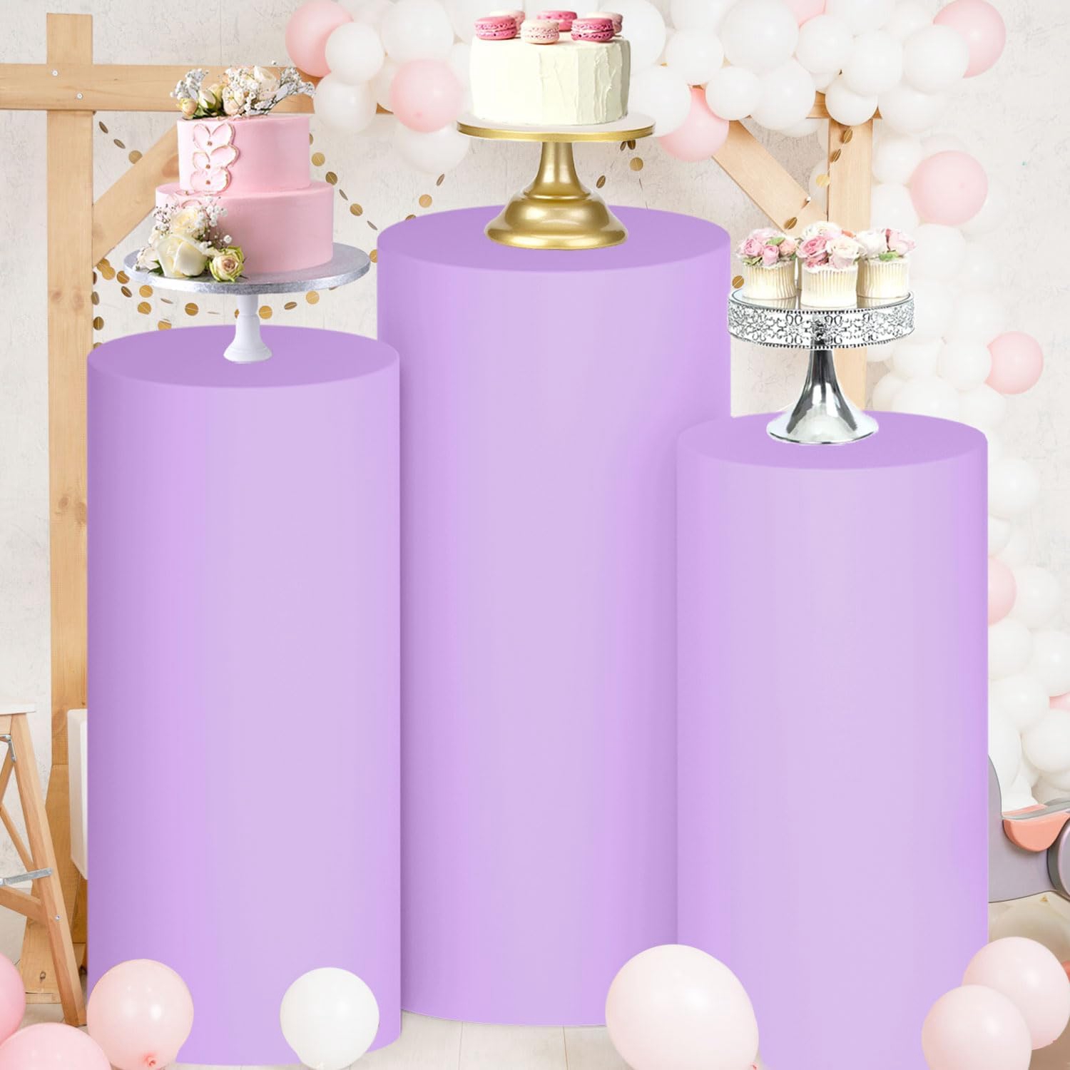 Yeele Purple Cylinder Stand Co - Dessert Table Backdrop 리뷰 및 가격