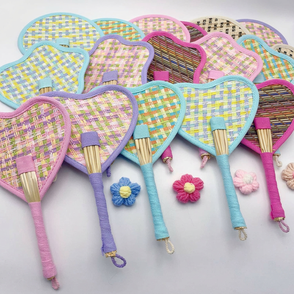 Portable Cooling Fan Colorful  - Paper Straw Color 리뷰 및 가격
