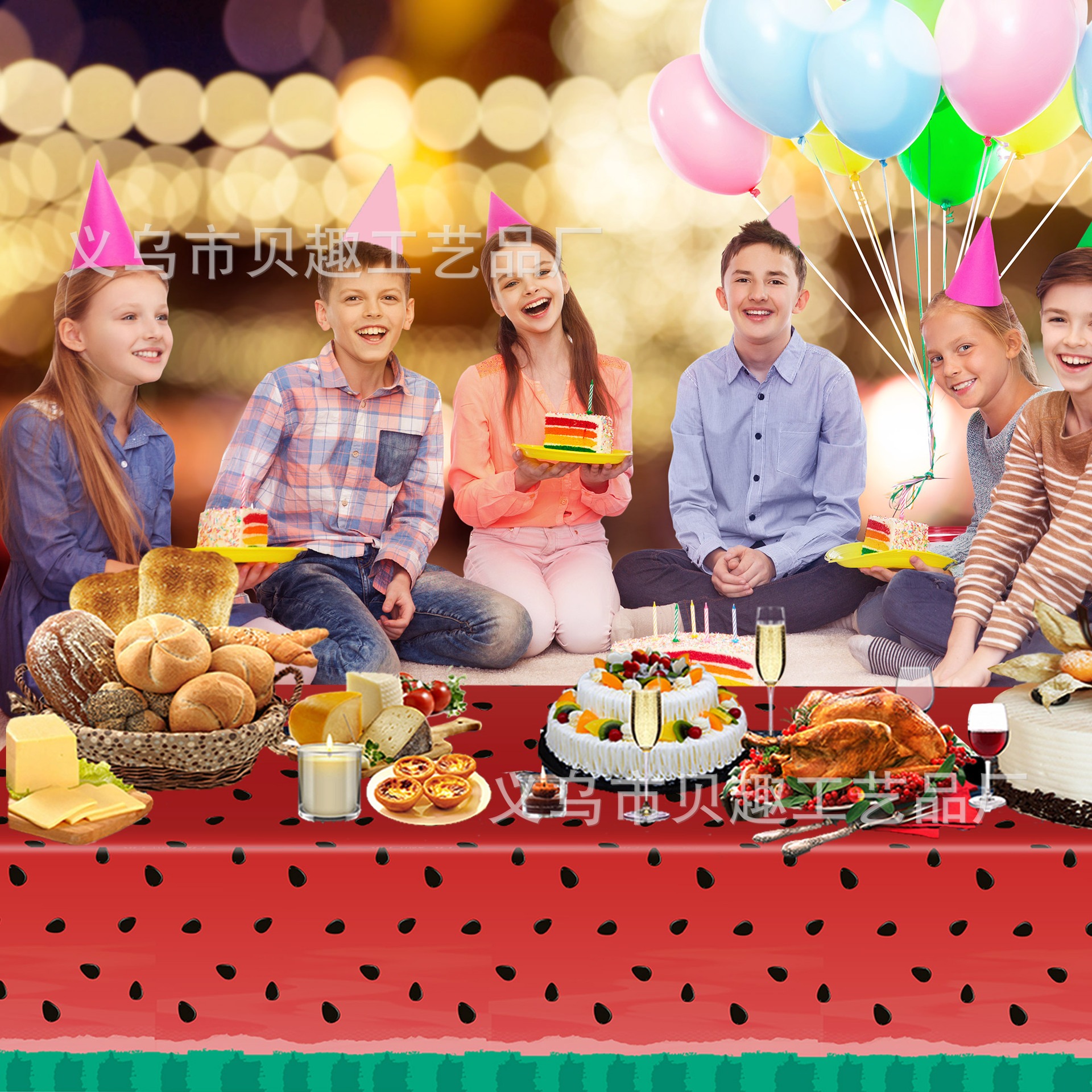 Summer Watermelon Party Tablec - Table Cloth Disposable 리뷰 및 가격