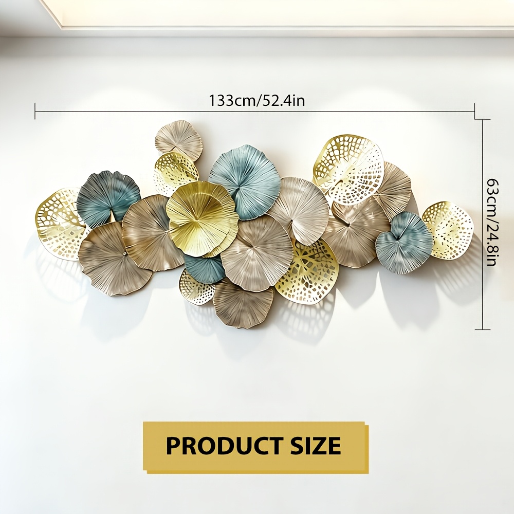 Large Metal Wall Art Decor 52. - Flower Wall Panel 리뷰 및 가격