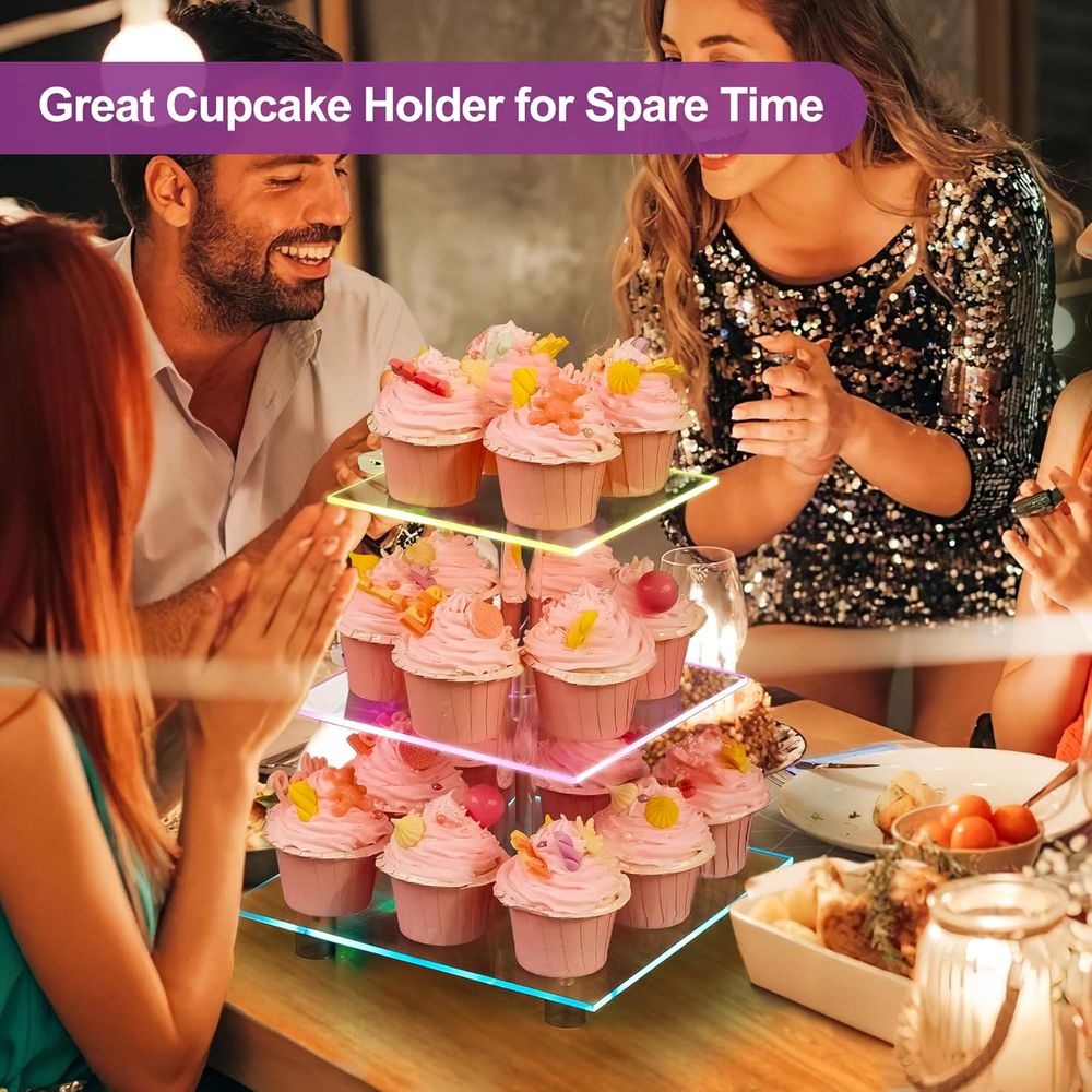 3-Tier Acrylic Cupcake Tower w - Cupcake Stand Tier 리뷰 및 가격