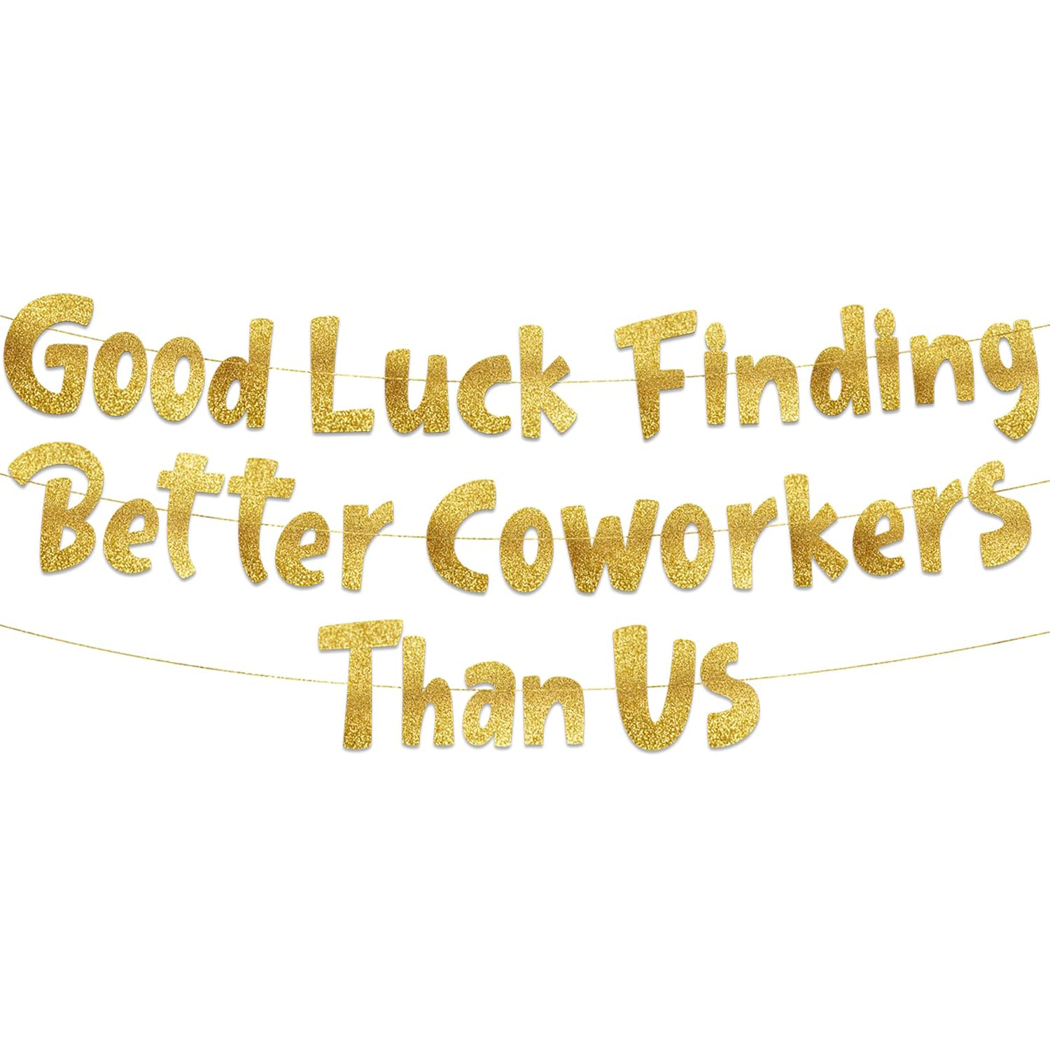 Good Luck Finding Better Cowor - Party Banner Gold 리뷰 및 가격