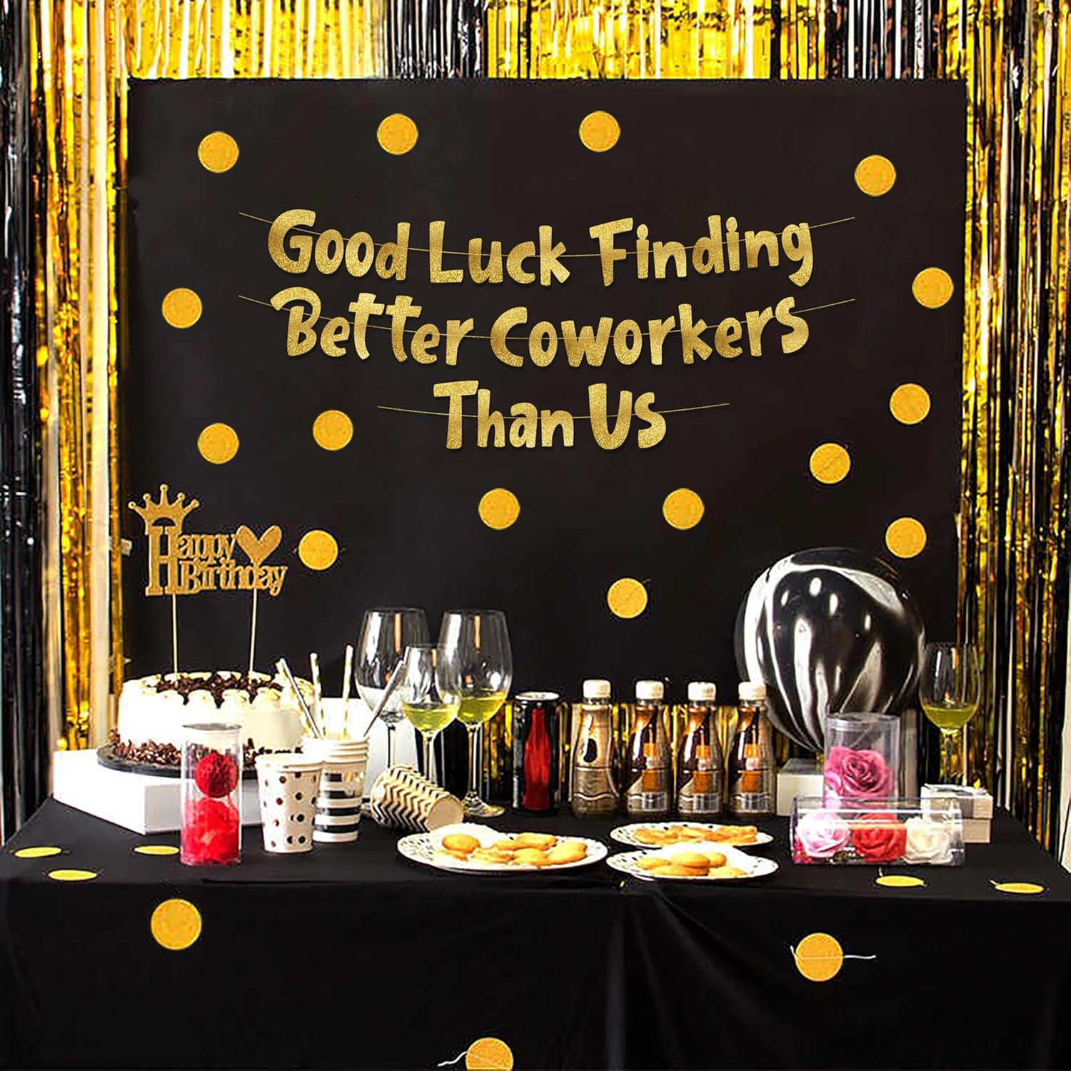 Good Luck Finding Better Cowor - Party Banner Gold 리뷰 및 가격