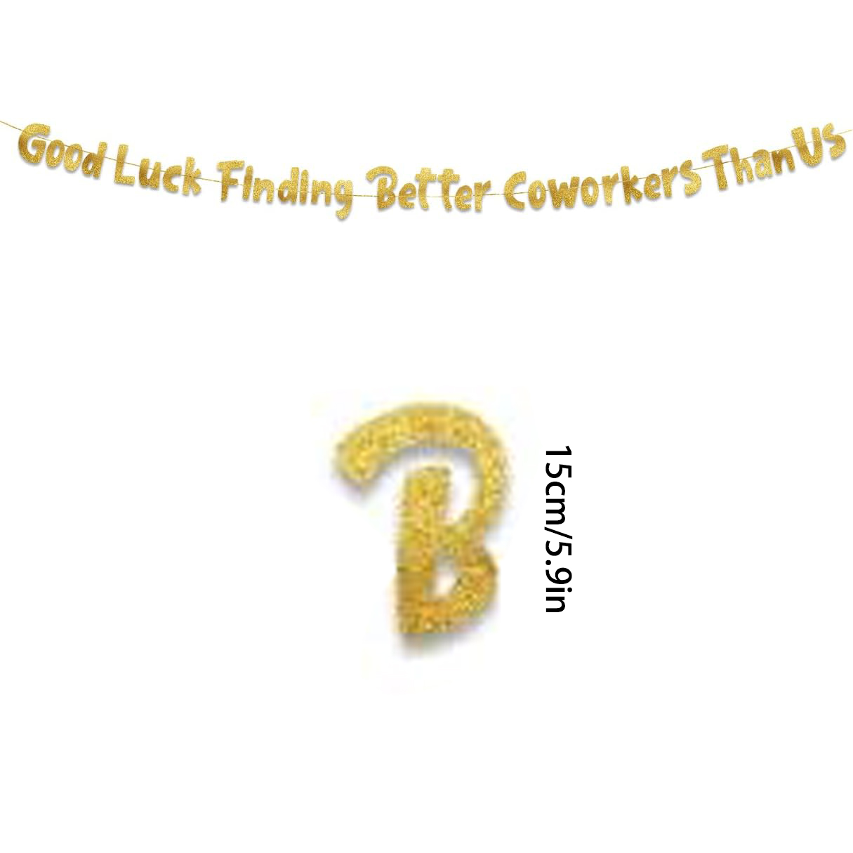 Good Luck Finding Better Cowor - Party Banner Gold 리뷰 및 가격