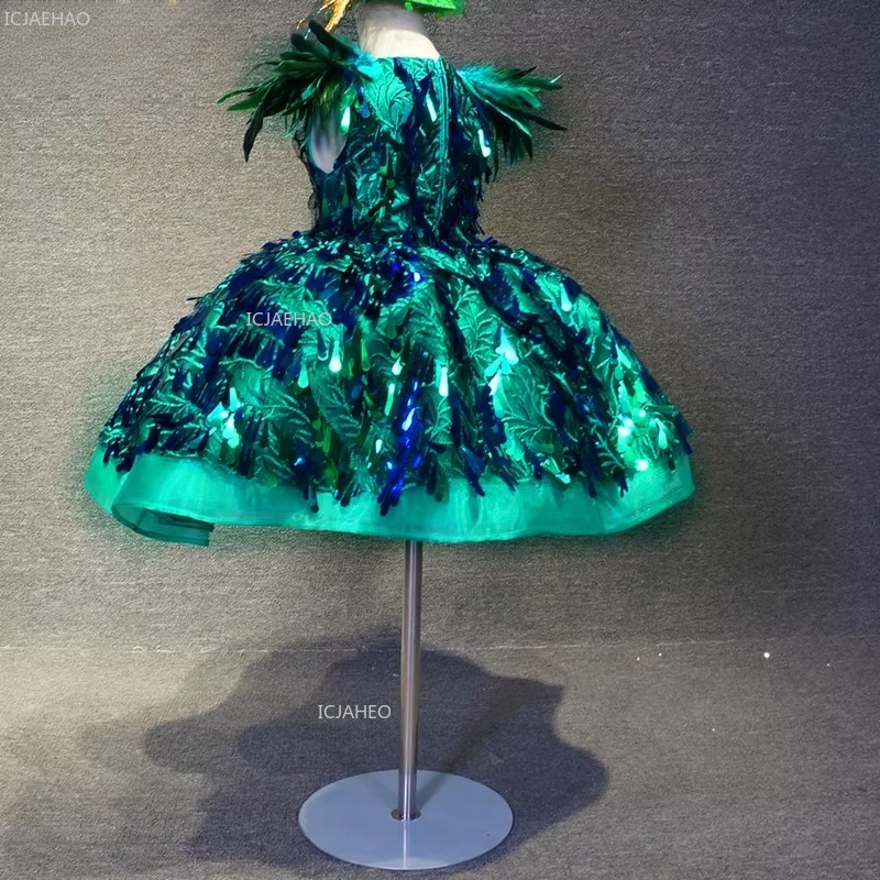 Kids Girls Green Sequin Short  - Glitter Tablecloth 리뷰 및 가격