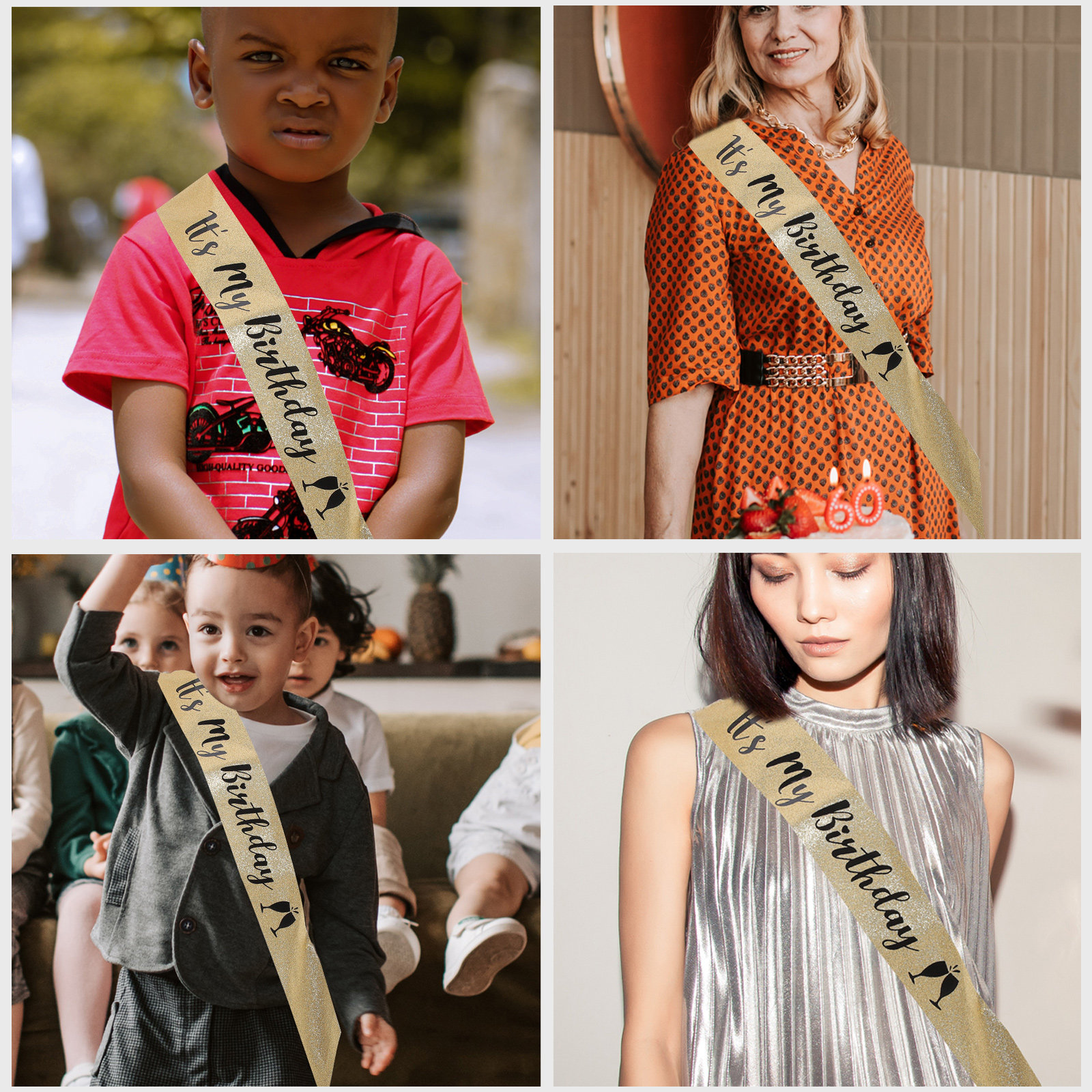 1Pcs Birthday Party Sash Glitt - Birthday Sash Glitter 리뷰 및 가격
