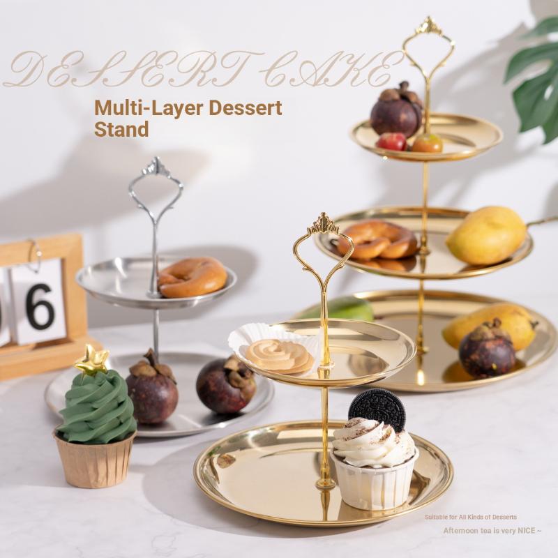 Gold Silver 2/3-Tier Cake Stan - Cupcake Stand Tier 리뷰 및 가격