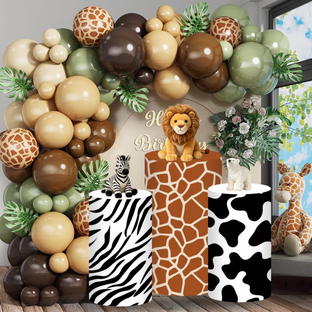 Safari Cylinder Pedestal Stand - Dessert Table Backdrop 리뷰 및 가격