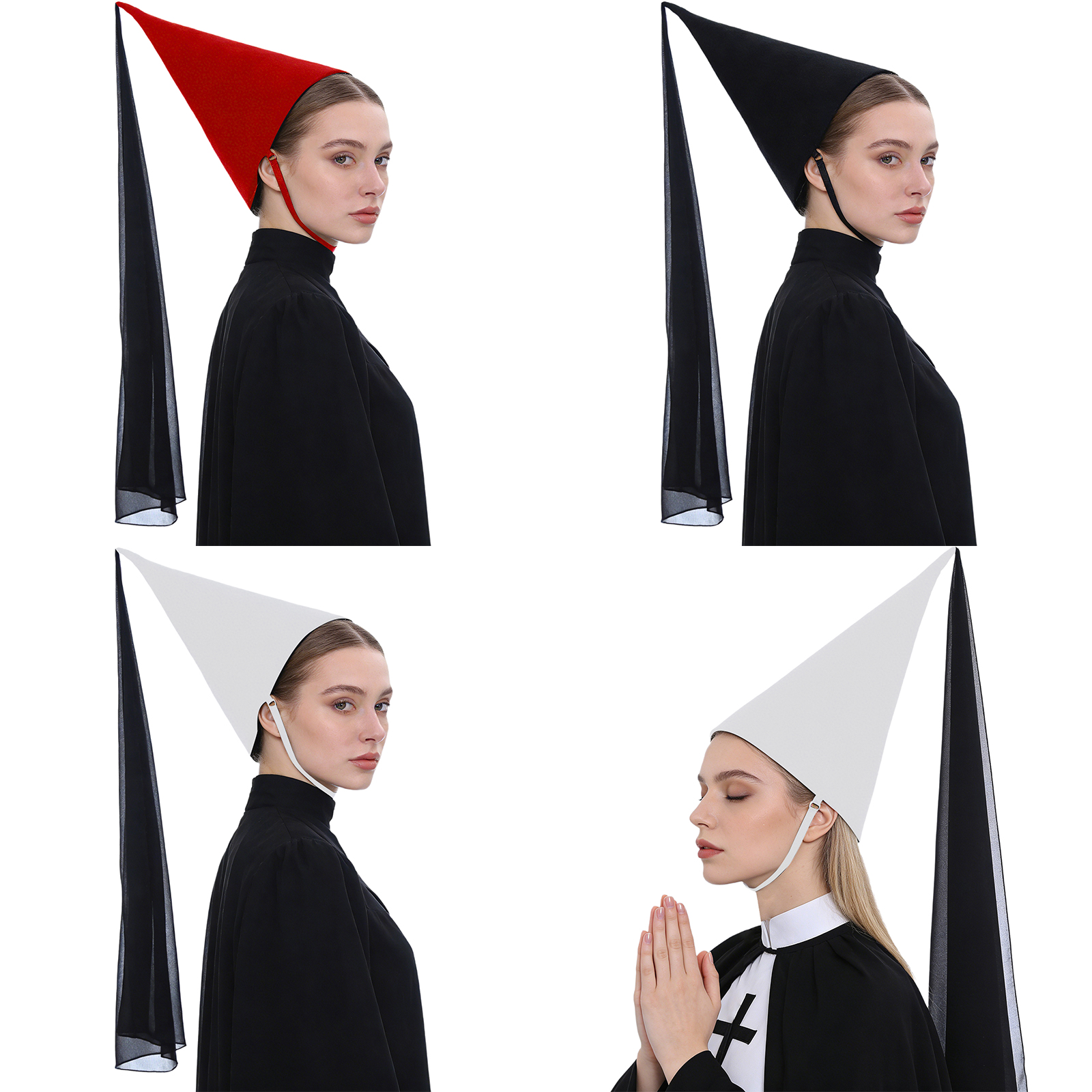 1Pcs Women Medieval Hennin Hat - Party Hat Cone 리뷰 및 가격