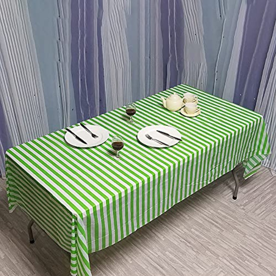 Vpang 2 Pcs Striped Plastic Pr - Table Cloth Disposable 리뷰 및 가격