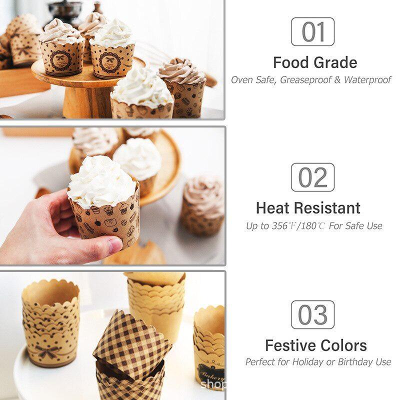 50Pcs/Pack Cupcake Paper Cups  - Plastic Cup 50Pcs 리뷰 및 가격