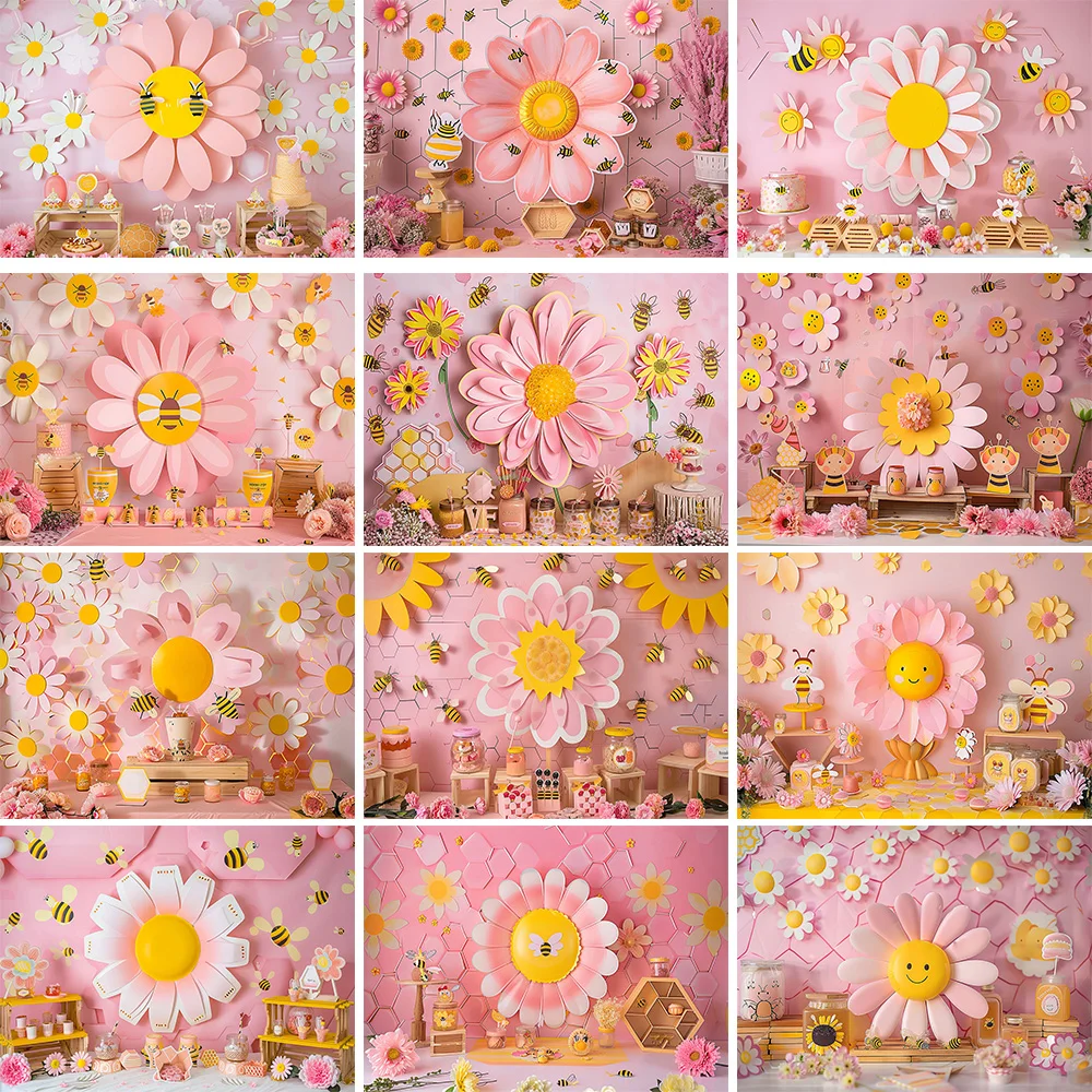 Mocsicka Sweet Daisy Girl Birt - Dessert Table Backdrop 리뷰 및 가격