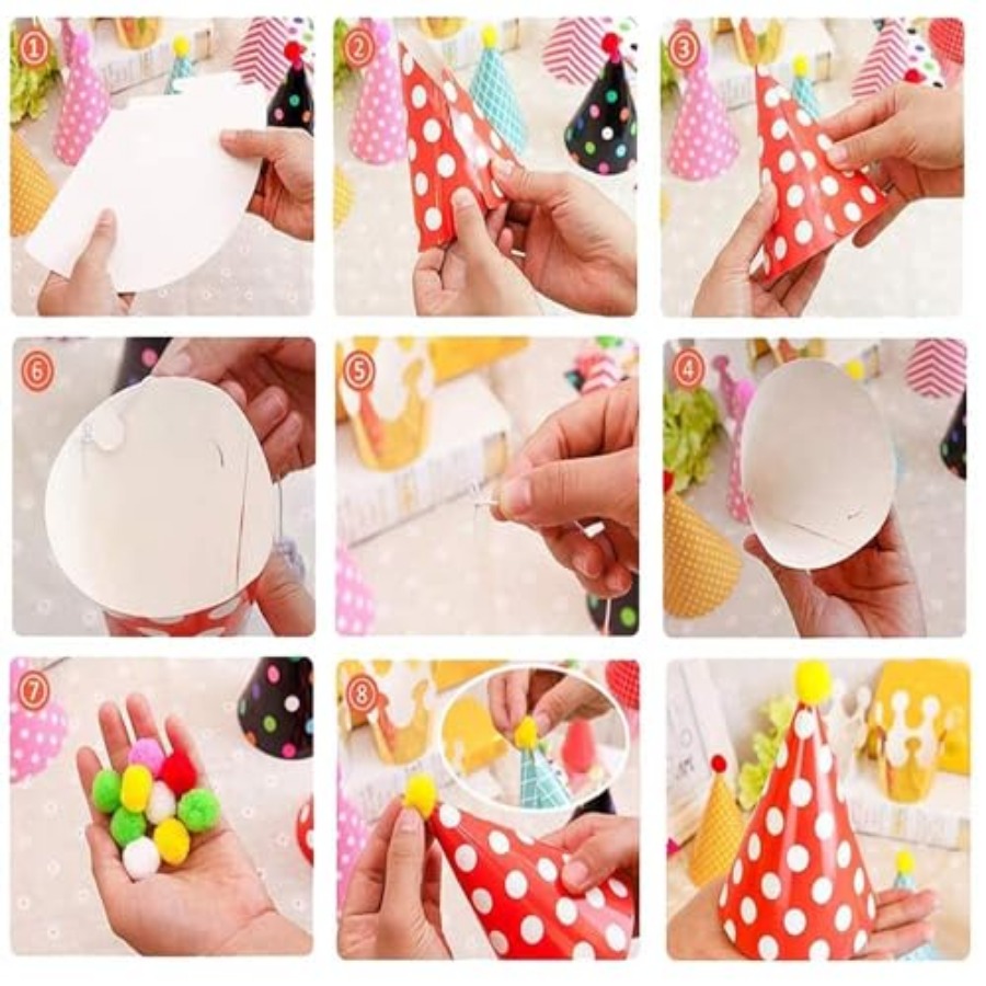 ELakiss 11PCS Birthday Party C - Party Hat Cone 리뷰 및 가격
