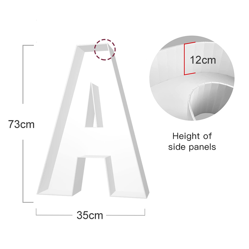 2.4FT Letters Balloons Frame M - Event Z 리뷰 및 가격
