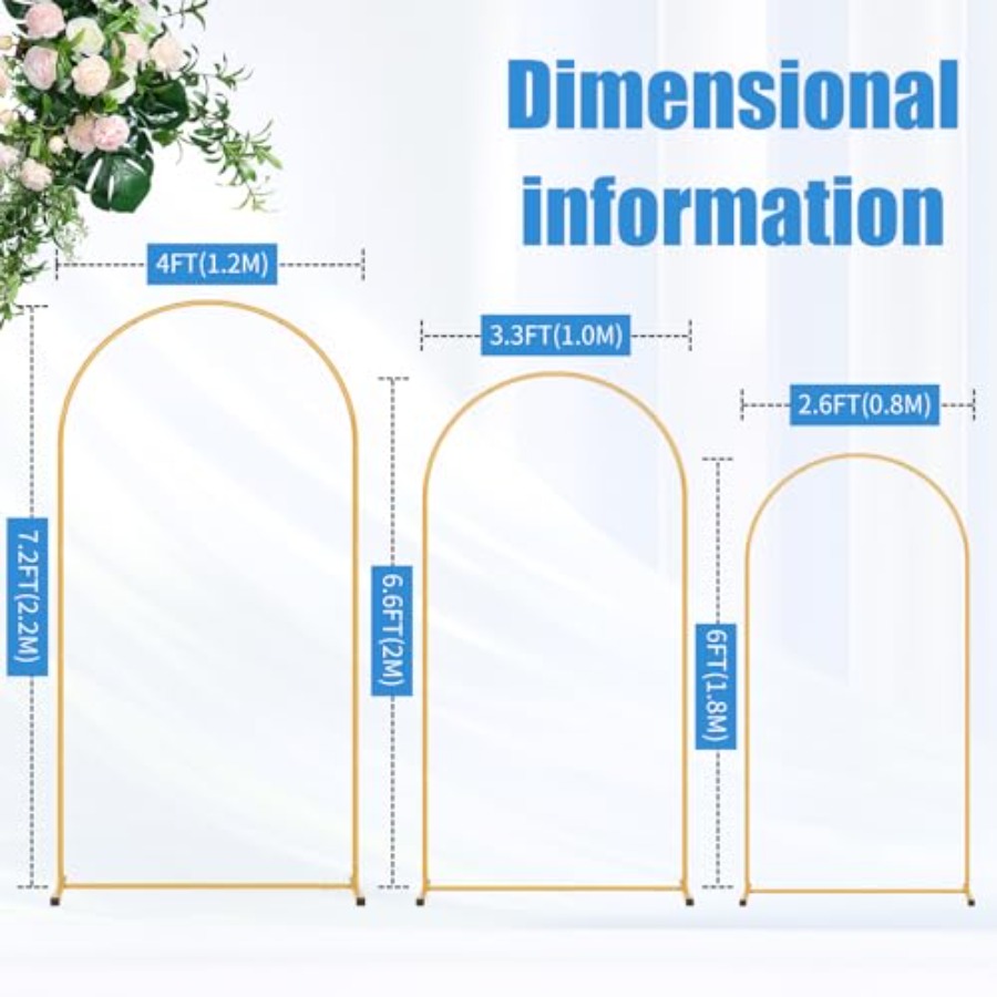 Metal Arch Backdrop Stand Set  - Balloon Arch Kit 리뷰 및 가격