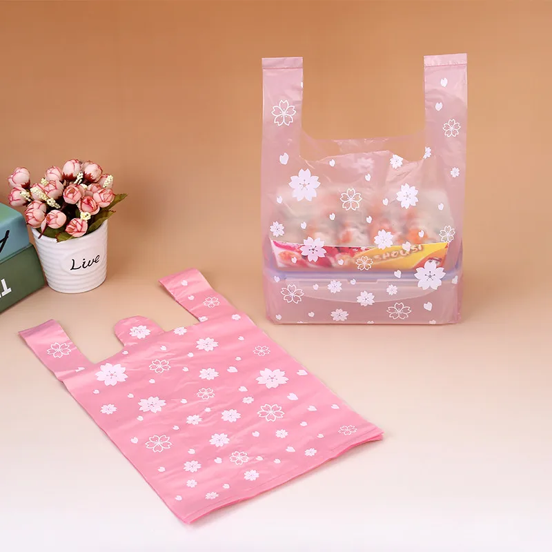 100Pcs/bag Pink Sakura Vest Ba - Event Party Shop 리뷰 및 가격