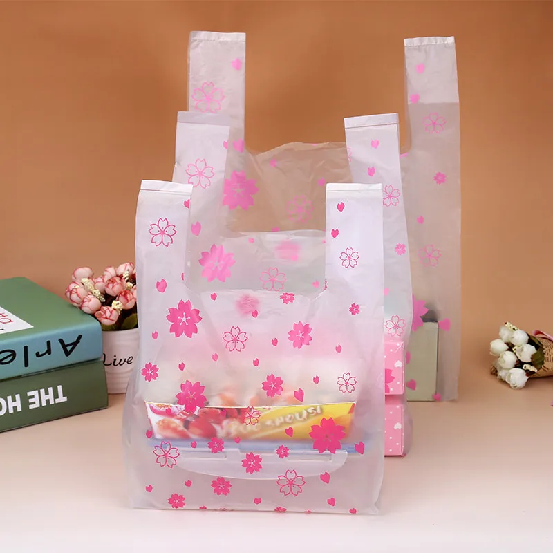 100Pcs/bag Pink Sakura Vest Ba - Event Party Shop 리뷰 및 가격