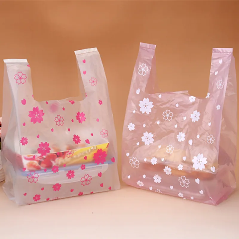 100Pcs/bag Pink Sakura Vest Ba - Event Party Shop 리뷰 및 가격