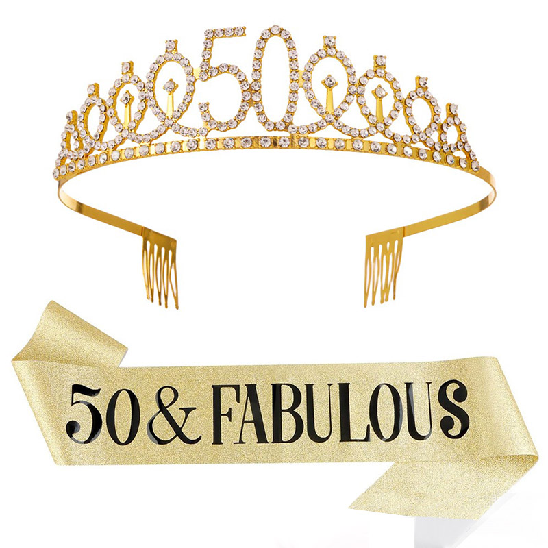 30- 50th  Birthday Anniversary - Birthday Sash Glitter 리뷰 및 가격