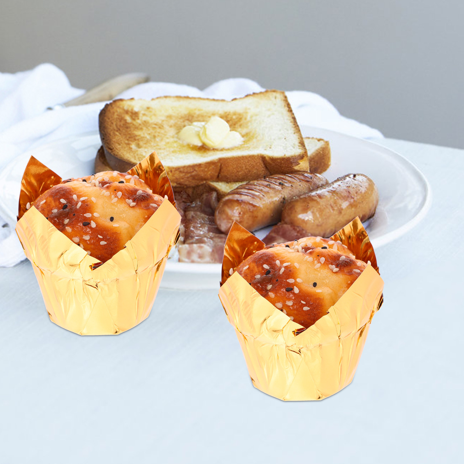 50Pcs Muffin Cup Heat-Resistan - Plastic Cup 50Pcs 리뷰 및 가격