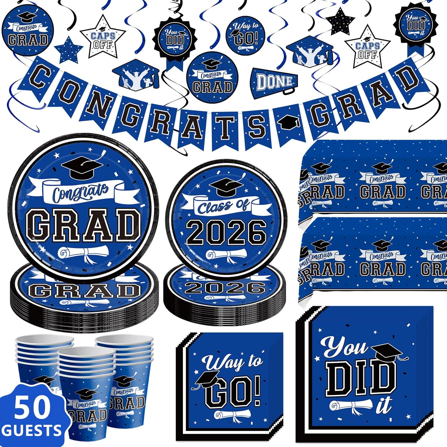 Graduation Decorations 2026 Bl - Table Cloth Disposable 리뷰 및 가격