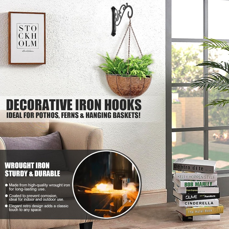 1PC Wall Mounted Bracket Iron  - Flower Wall Panel 리뷰 및 가격