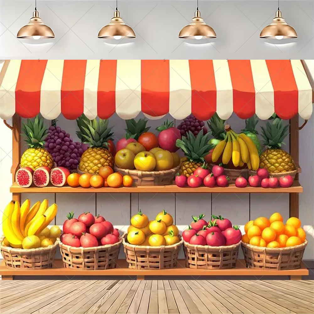 Colorful Supermarket Shelf Bac - Party Event Supply Store 리뷰 및 가격