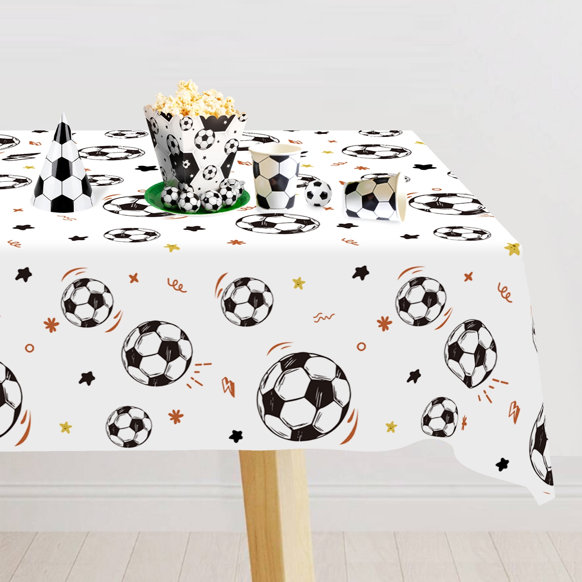 183x137cm Soccer Theme Disposa - Table Cloth Disposable 리뷰 및 가격