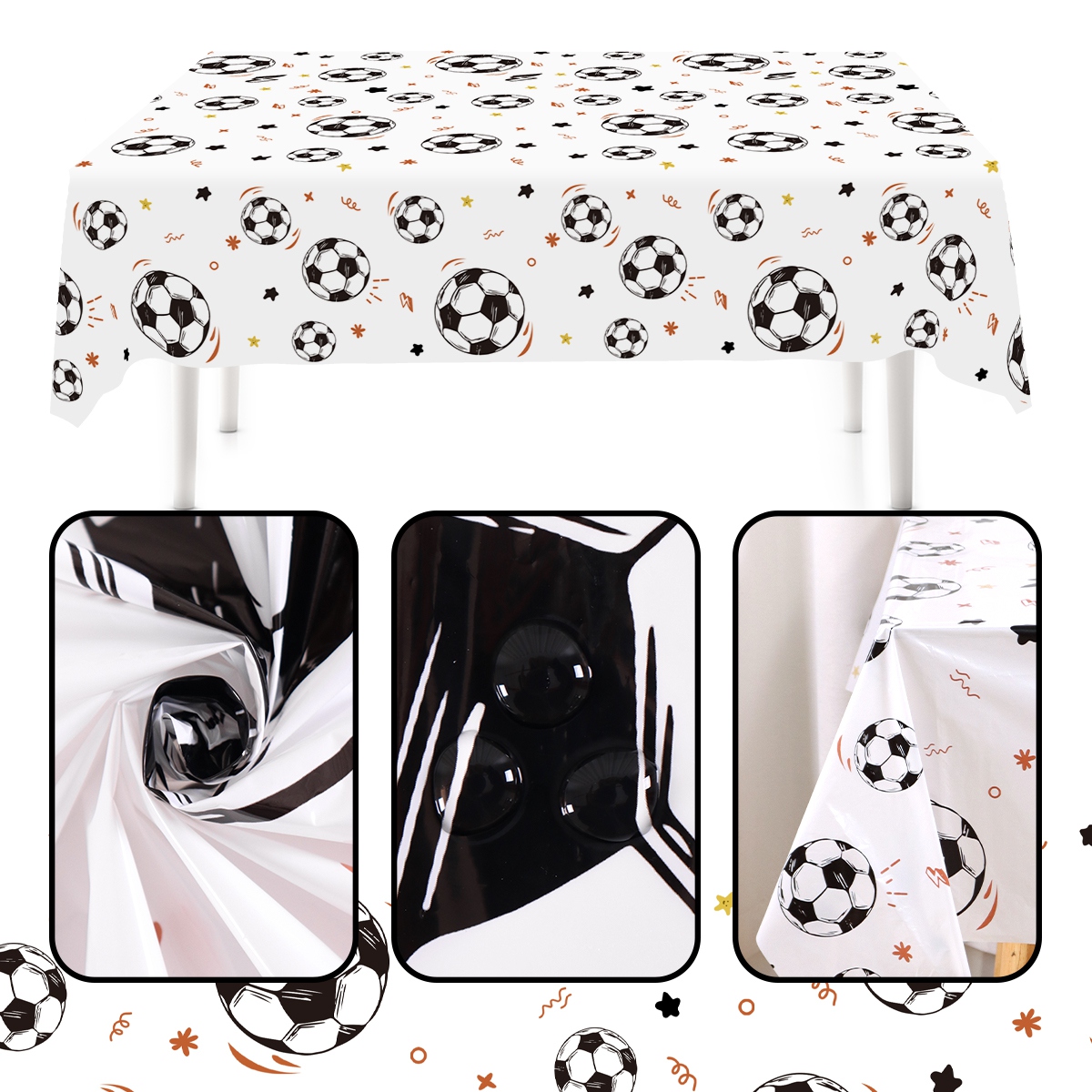 183x137cm Soccer Theme Disposa - Table Cloth Disposable 리뷰 및 가격