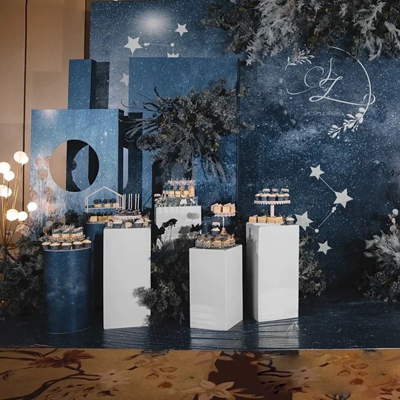 White Column Flower Vase 10pcs - Dessert Table Backdrop 리뷰 및 가격
