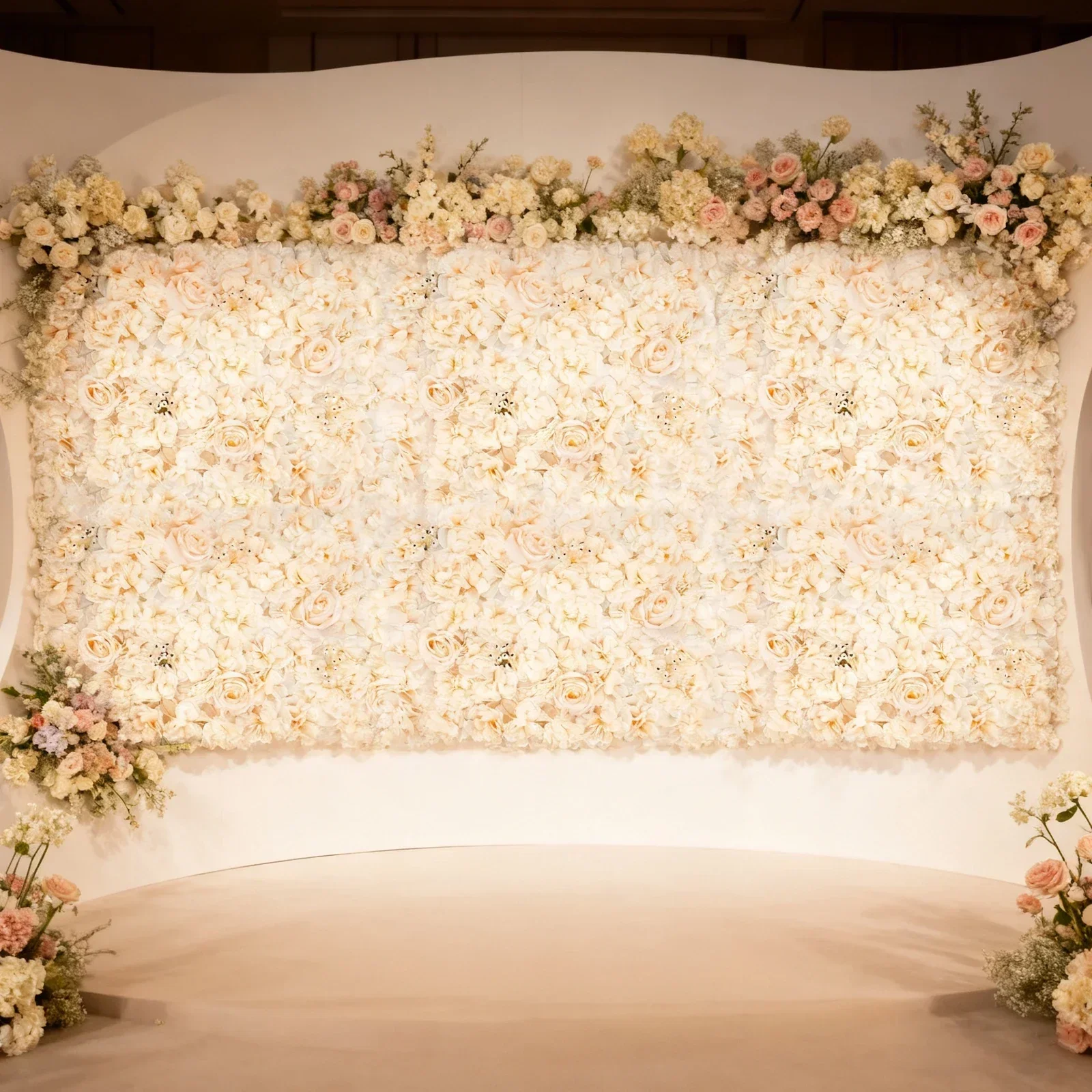 6 PCS 60*40cm Artificial Flowe - Flower Wall Panel 리뷰 및 가격