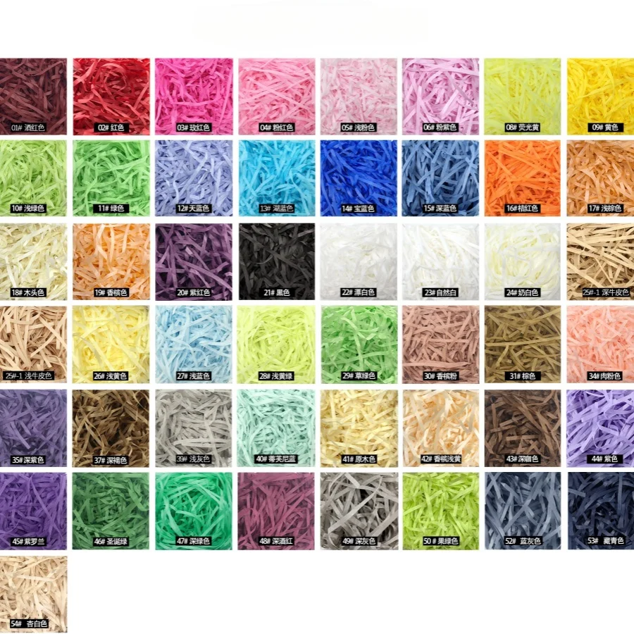 100g raffi Colorful Shredded C - Paper Straw Color 리뷰 및 가격