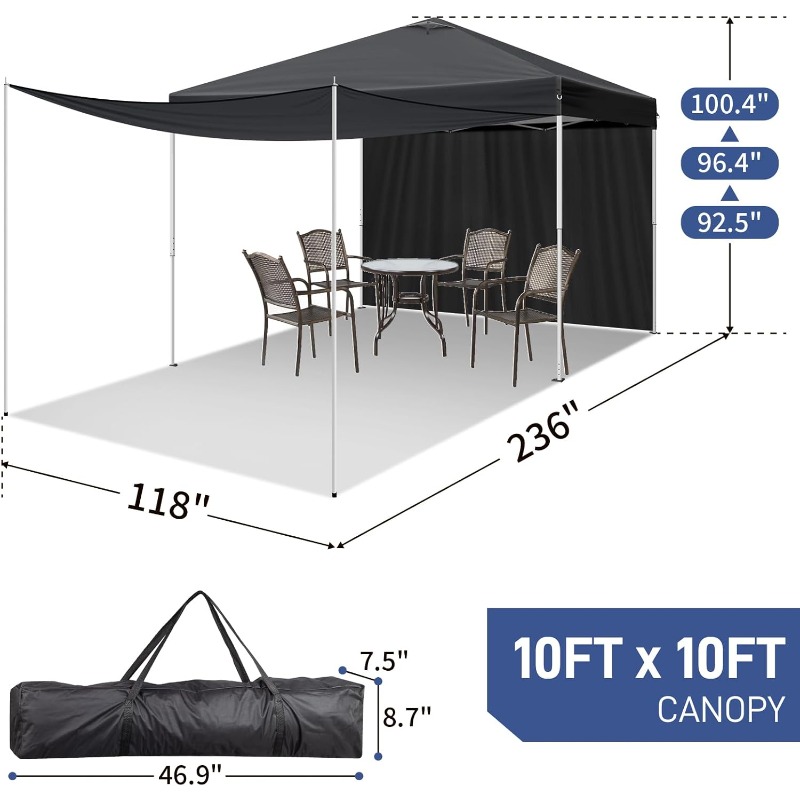 10X10Ft Pop Up Canopy Tent Ins - Event & Party Supply 리뷰 및 가격